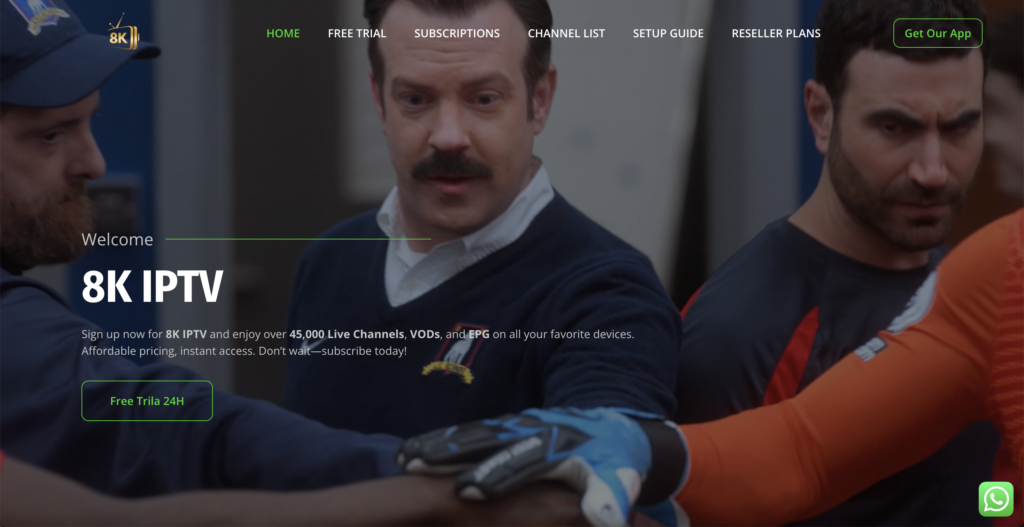 8k iptv provider website