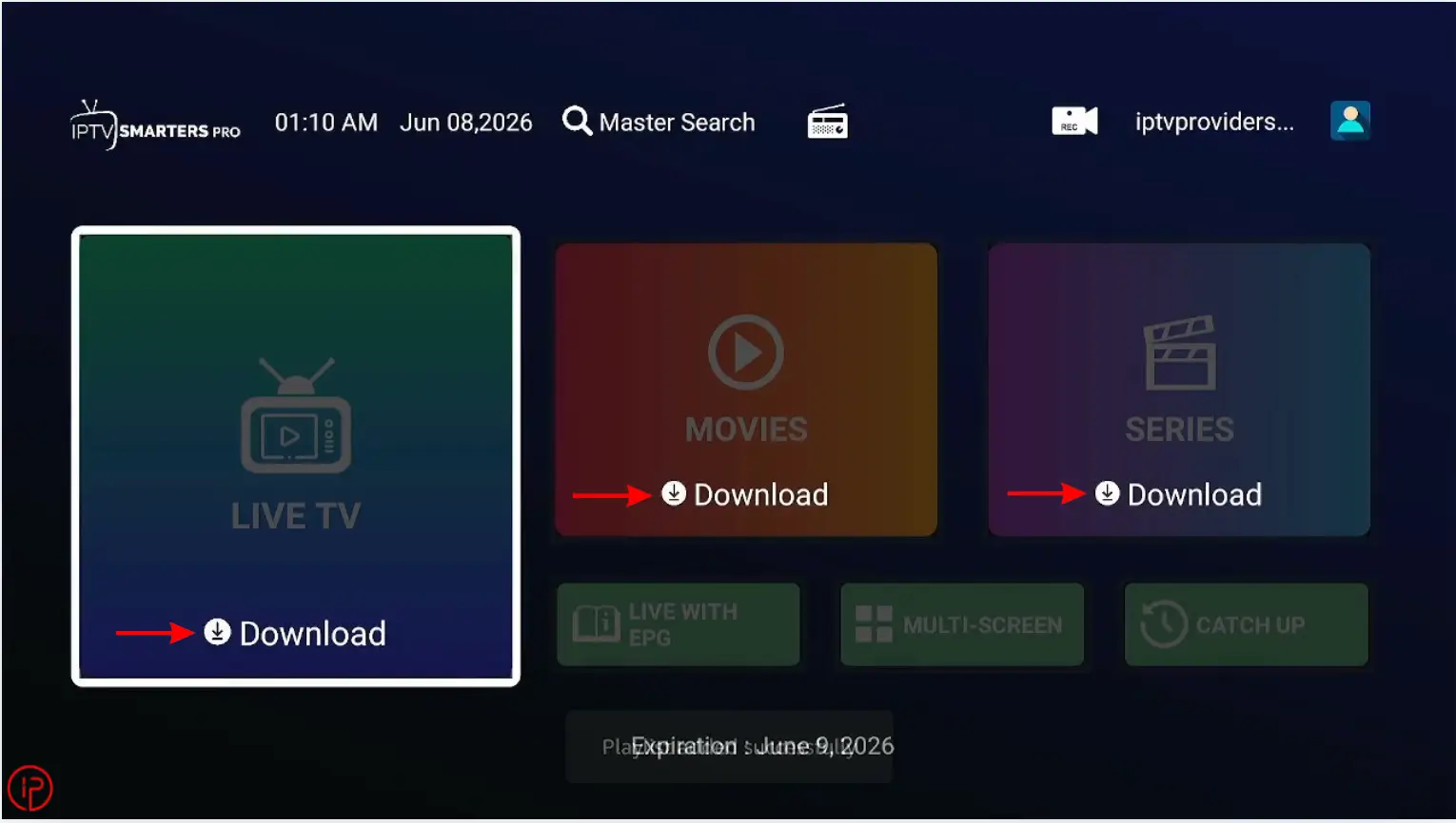 Once the download is complete, start watching